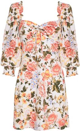 Faithfull the Brand Arianne Mini Dress - Tearo Floral PrintRosa