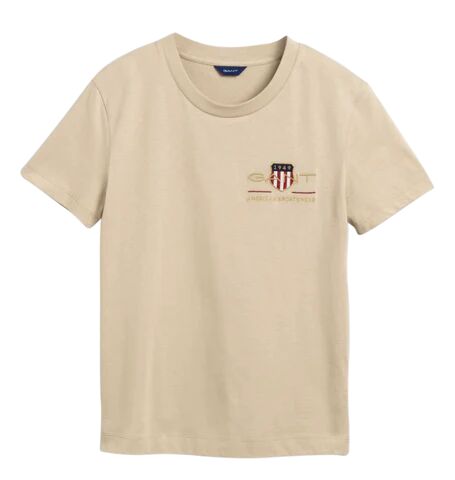 GANT Archive Shield SS T-shirt - Dry SandBeige