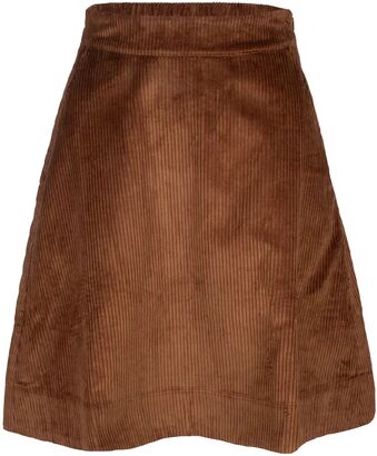 ByTimo Corduroy Mini Skirt - ChocolateBrun