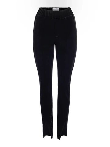 Ella & il Hayley Velour Pants - BlackSvart