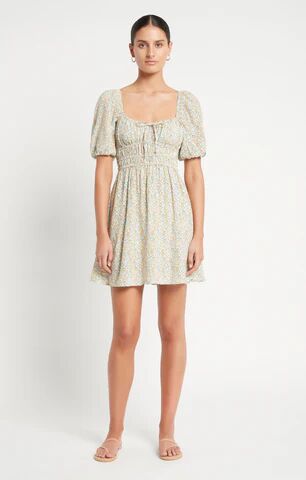 Faithfull the Brand Sylvie Mini Dress - Sabinosa Floral PrintFlerfarget