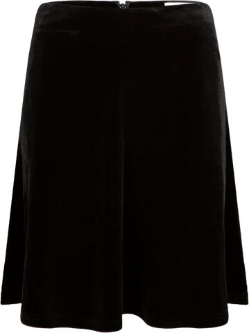 Ella & il Hanami Velour Skirt - BlackSvart