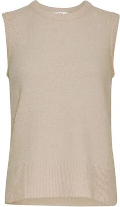 Moss Copenhagen Zenie Vest - White PepperBeige