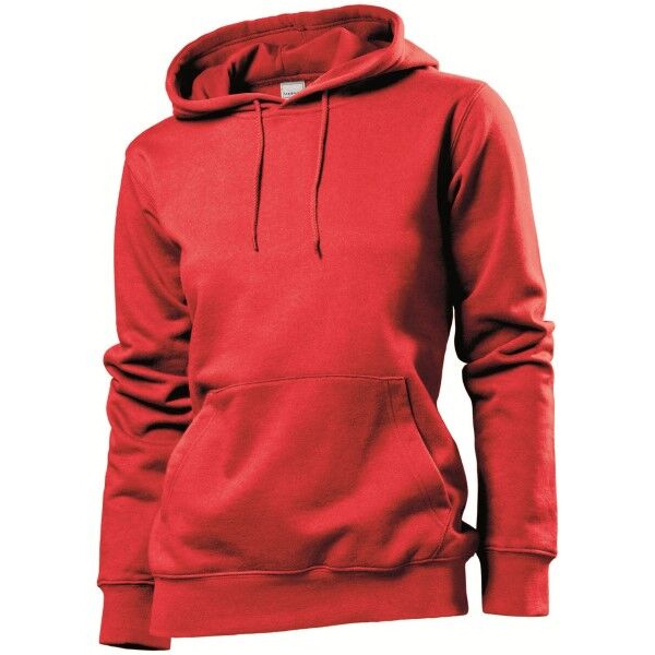 Stedman Sweatshirt Hooded Women - Red