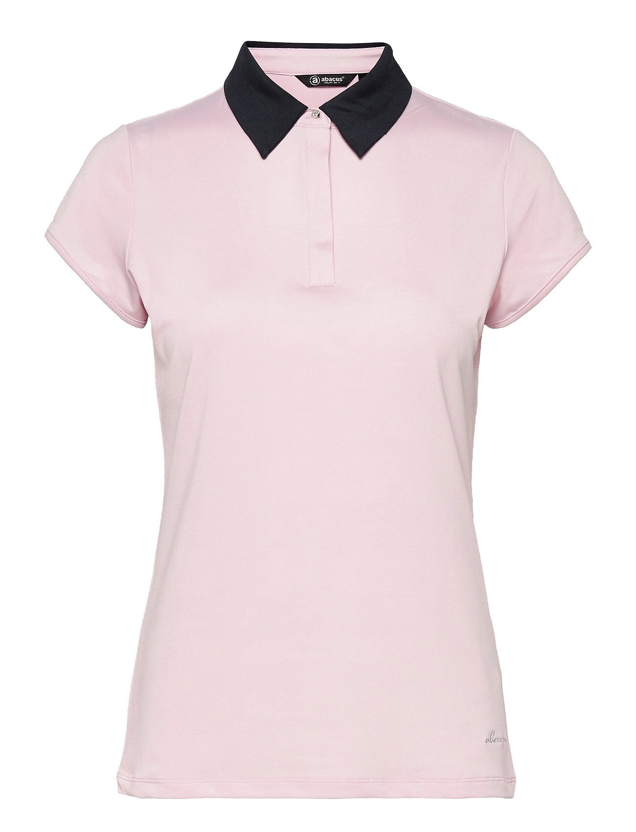 Abacus Lds Crystal Cupsleeve T-shirts & Tops Polos Rosa Abacus