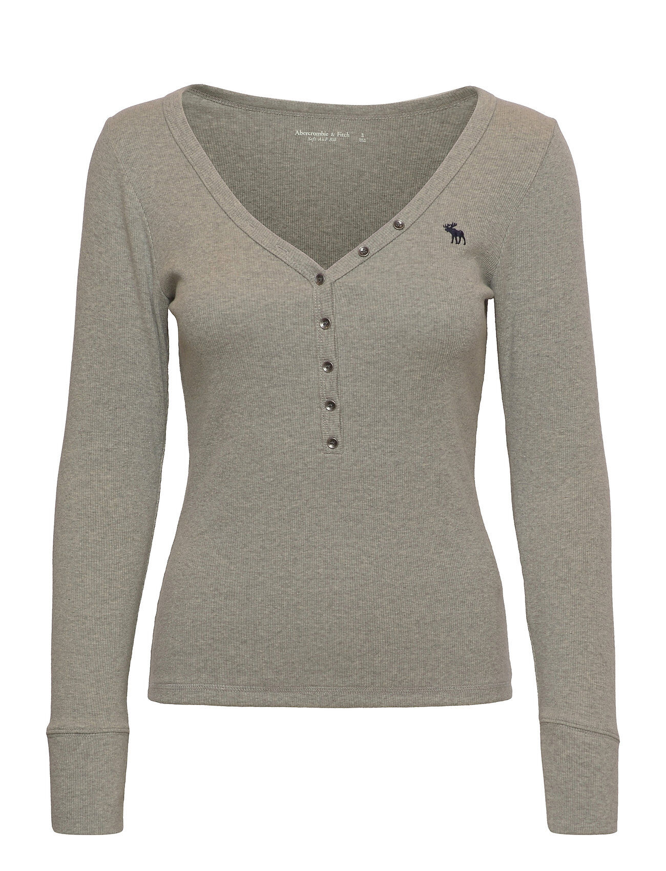 Abercrombie & Fitch Anf Womens Knits Pullover Grå Abercrombie & Fitch