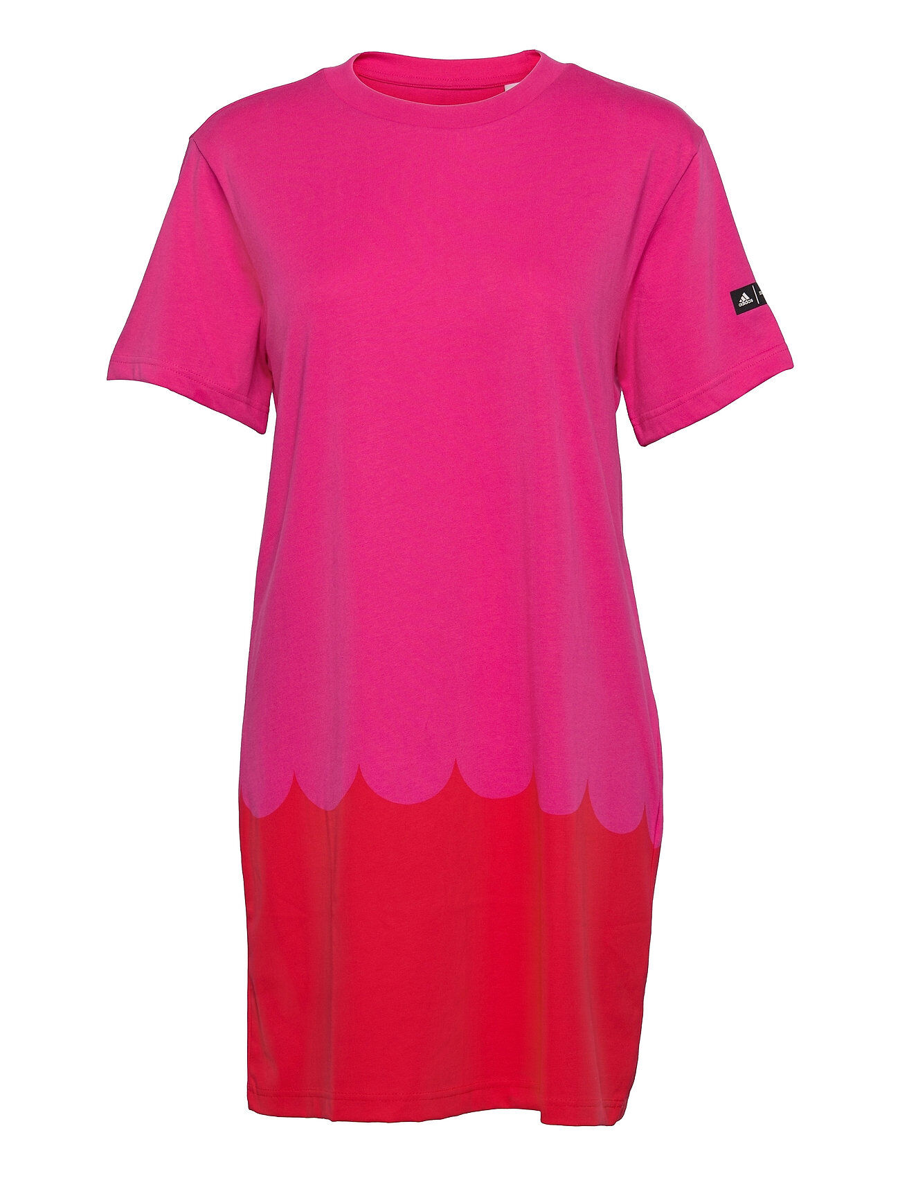 adidas Performance Marimekko Laine Dress W Knelang Kjole Rosa Adidas Performance