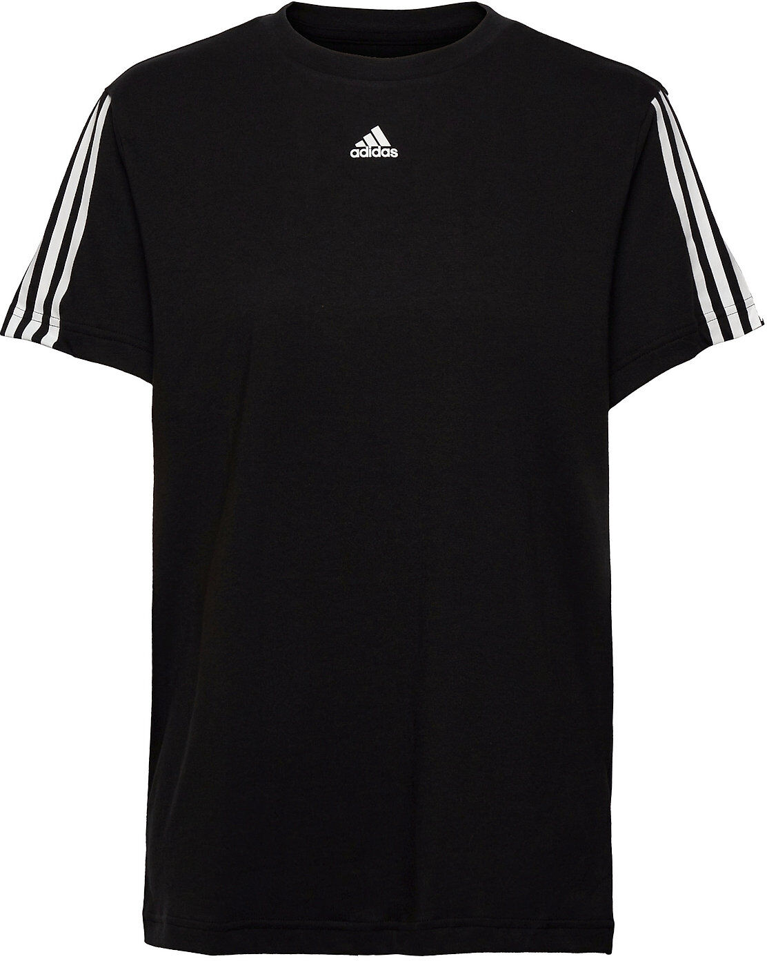 adidas Performance Essentials Boyfriend Cut 3-Stripes Tee W T-shirts & Tops Short-sleeved Svart Adidas Performance