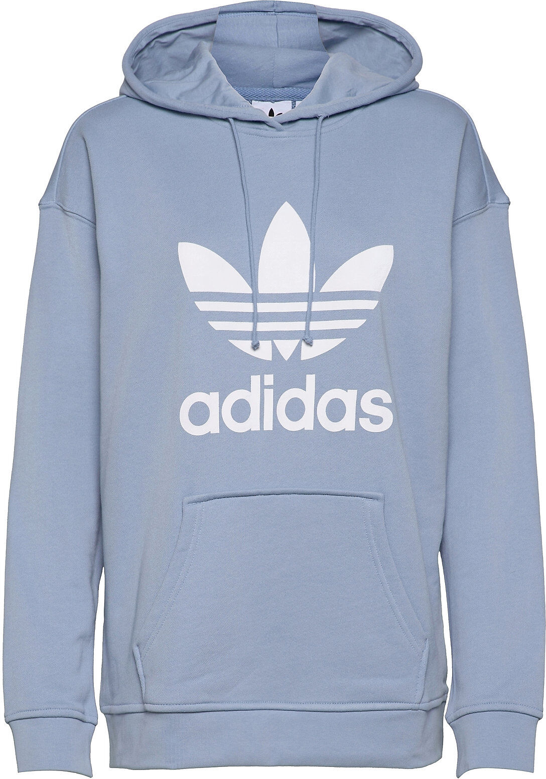 adidas Originals Adicolor Trefoil Hoodie W Hettegenser Genser Blå Adidas Originals