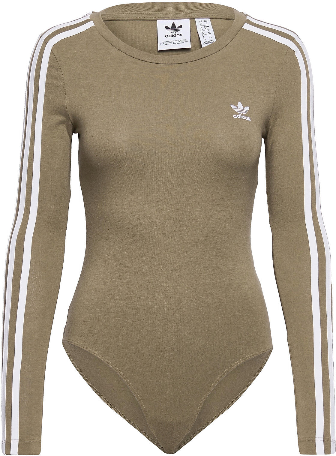 adidas Originals Adicolor Classics Bodysuit W T-shirts & Tops Bodies Grønn Adidas Originals