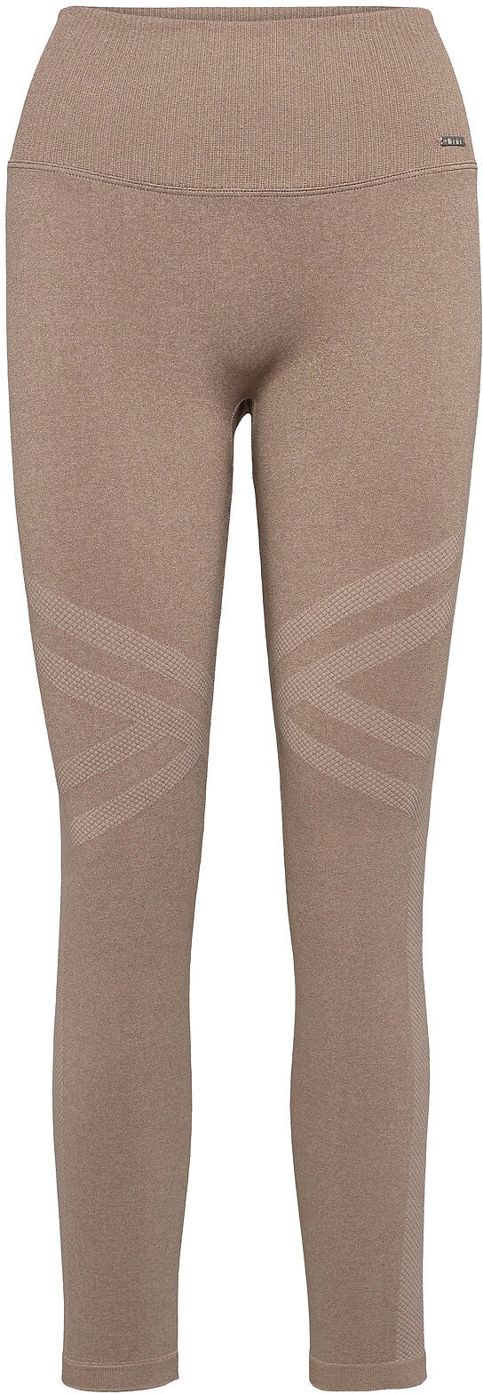 AIM'N Espresso Fierce Seamless Tights Running/training Tights Beige AIM'N