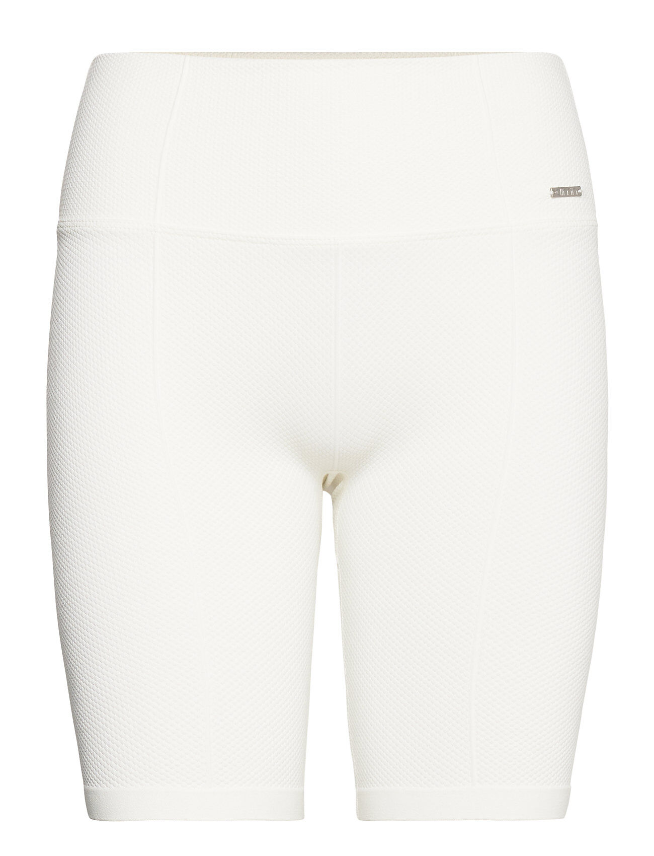 AIM'N Off-White Luxe Seamless Biker Shorts Shorts Sport Shorts Hvit AIM'N