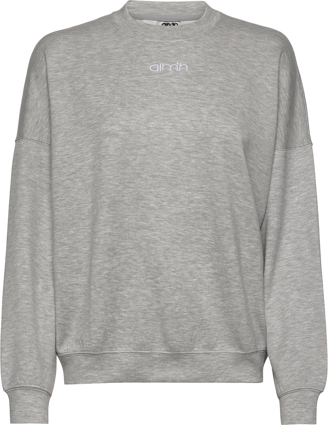 AIM'N Light Grey Melange Comfy Sweatshirt Sweat-shirt Genser Grå AIM'N