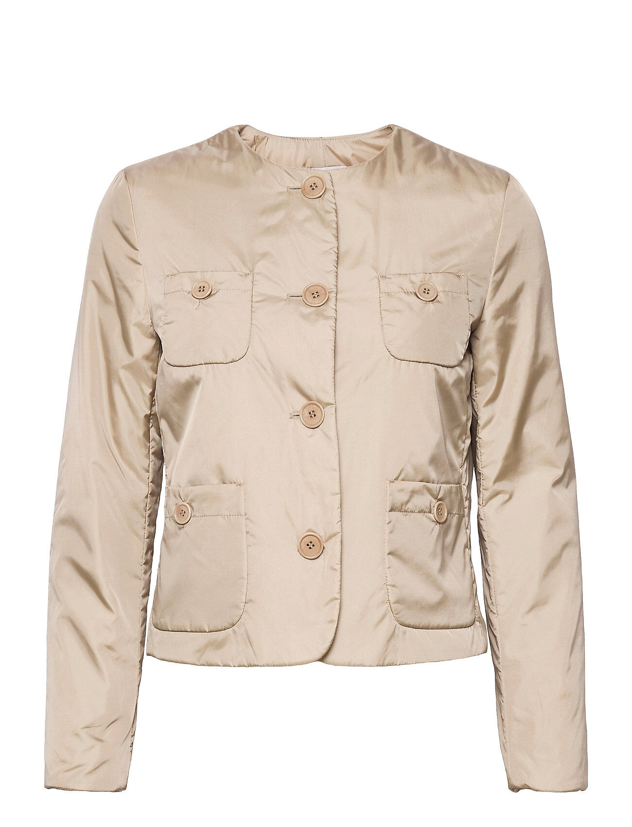 Aspesi Giacca Panella Blazers Cropped Blazers Beige Aspesi