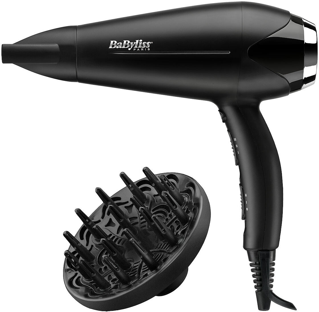 BaByliss Dc Dryer 2200W Ionic Dif Hårføner Svart BaByliss