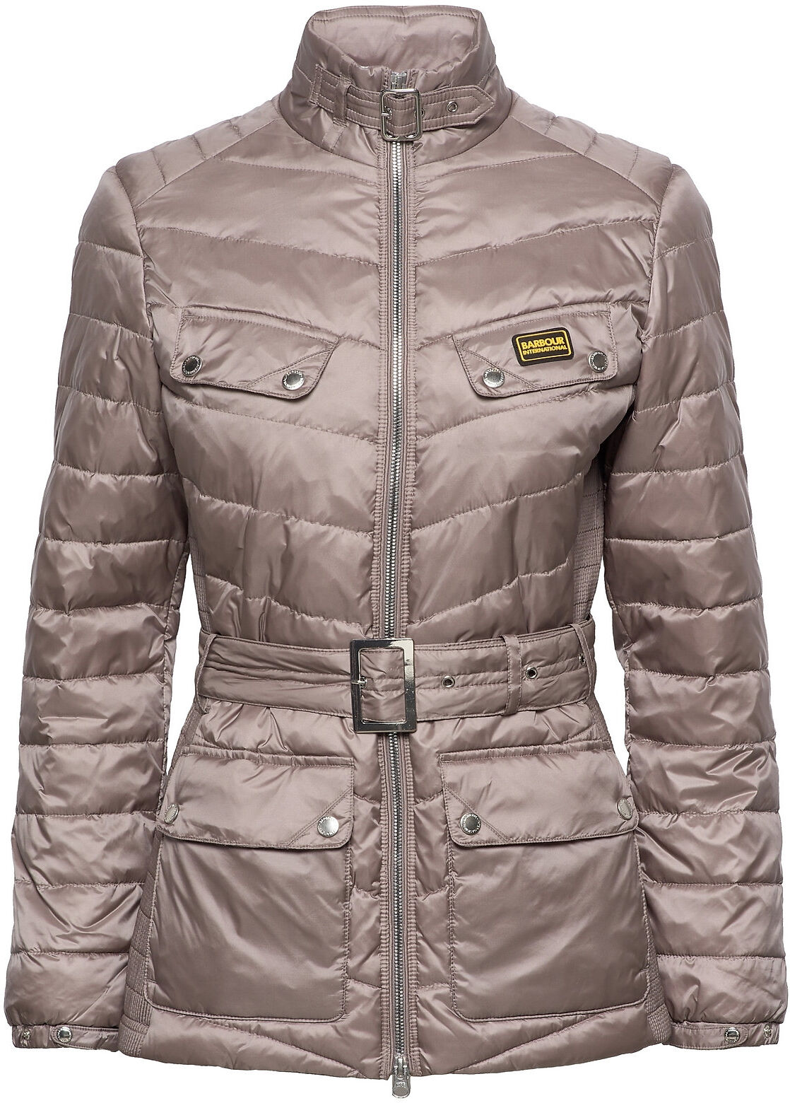 Barbour B.intl Gleann Quilt Fôret Jakke Brun Barbour