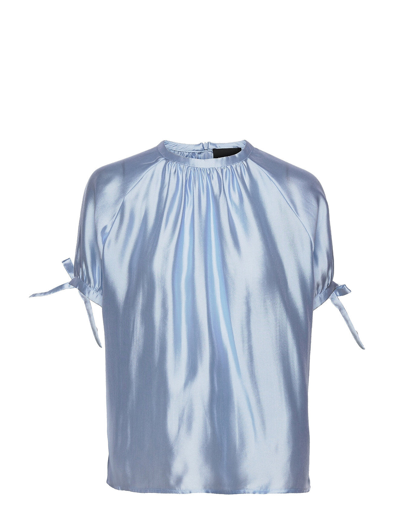 Birgitte Herskind Gabriella Blouse - Light Blue Blouses Short-sleeved Blå Birgitte Herskind