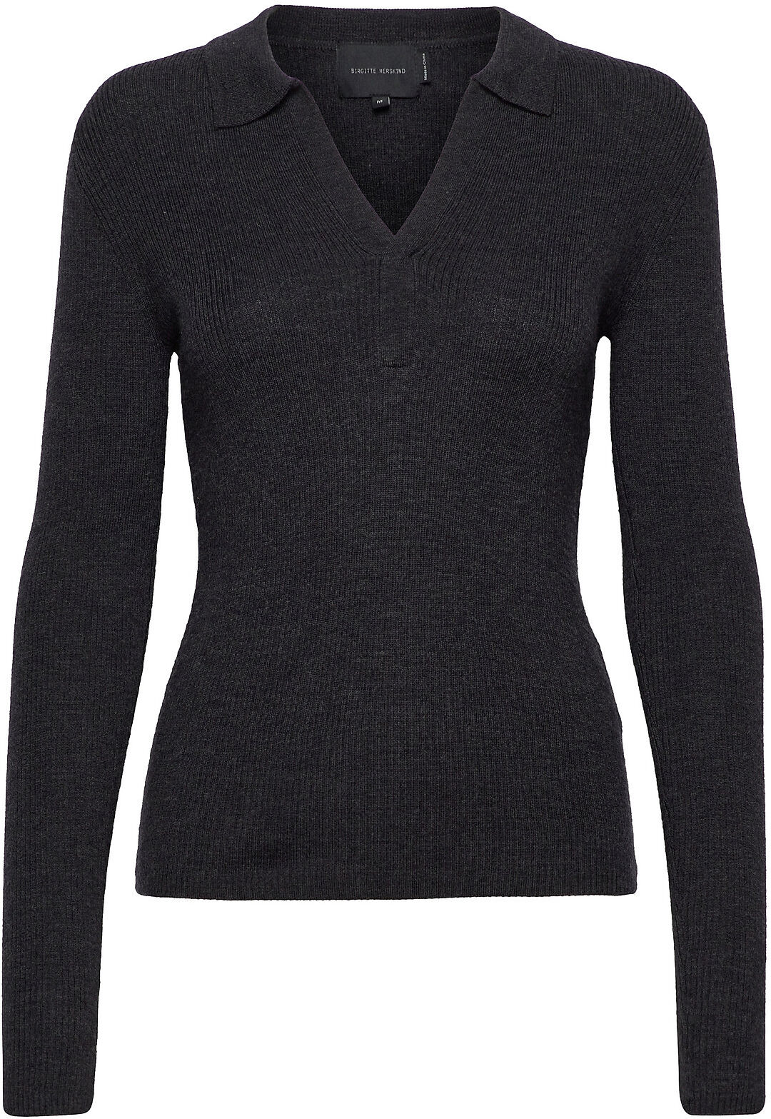 Birgitte Herskind Cadee Polo Blouse Pullover Svart Birgitte Herskind