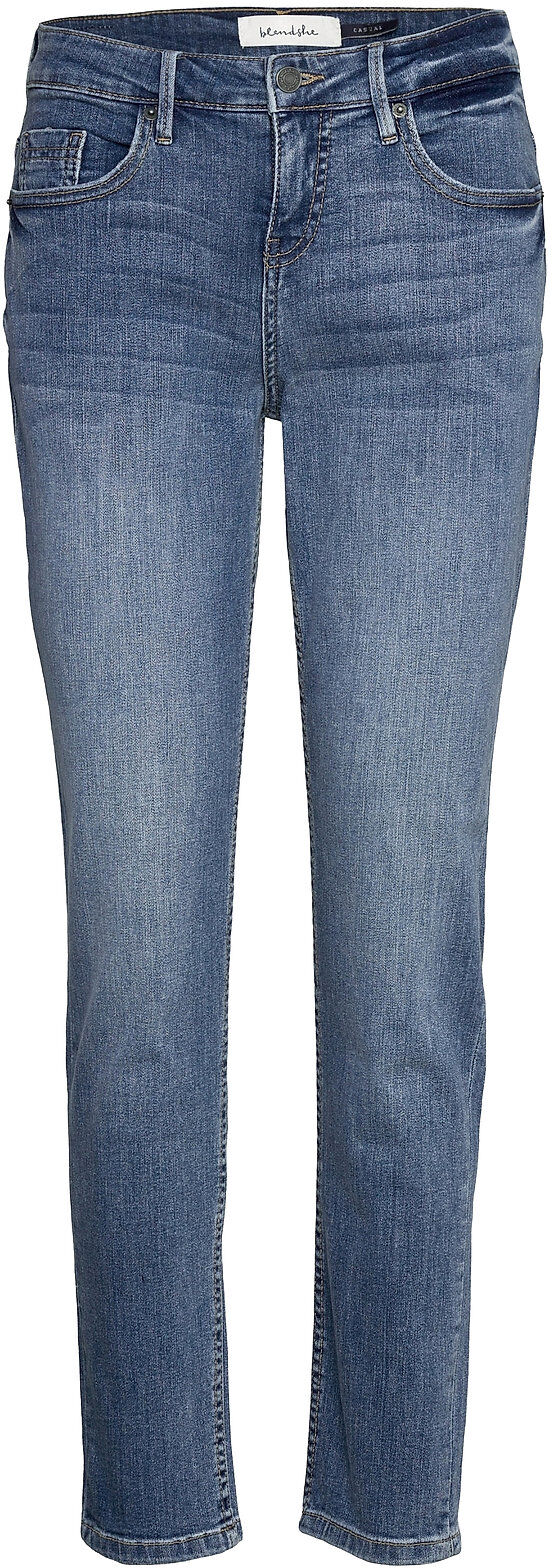 Blend She Bsliman Casual Jeans Rette Jeans Blå Blend She