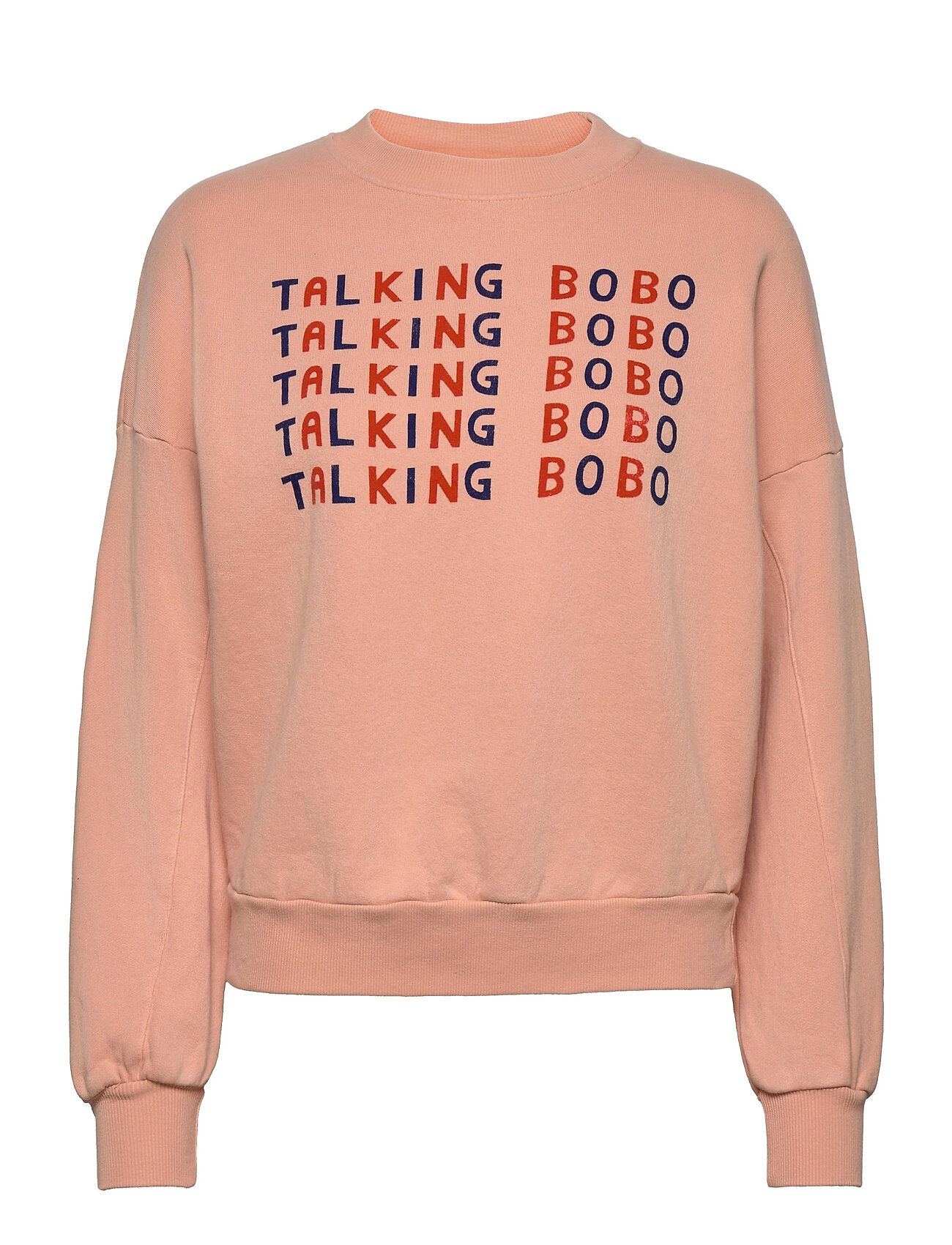 Bobo Choses Talking Bobo Pink Sweatshirt Sweat-shirt Genser Rosa Bobo Choses