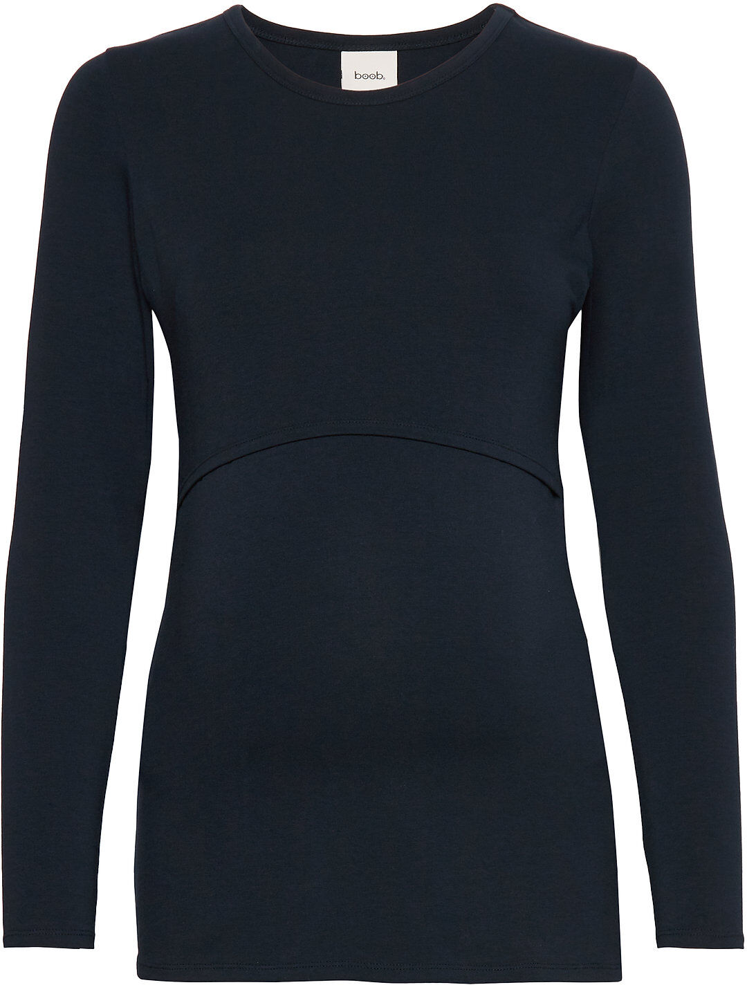 Boob Classic Long-Sleeved Top T-shirts & Tops Long-sleeved Blå Boob