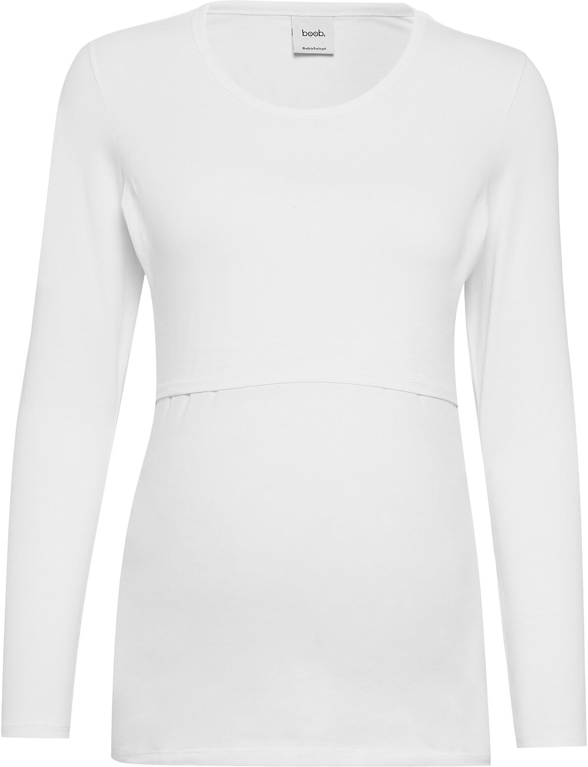 Boob Classic Long-Sleeved Top T-shirts & Tops Long-sleeved Hvit Boob