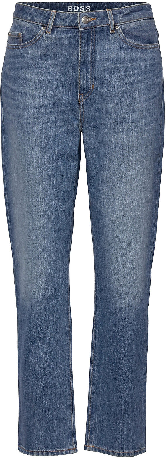 Boss Straight Crop 1.4 Rette Jeans Blå BOSS