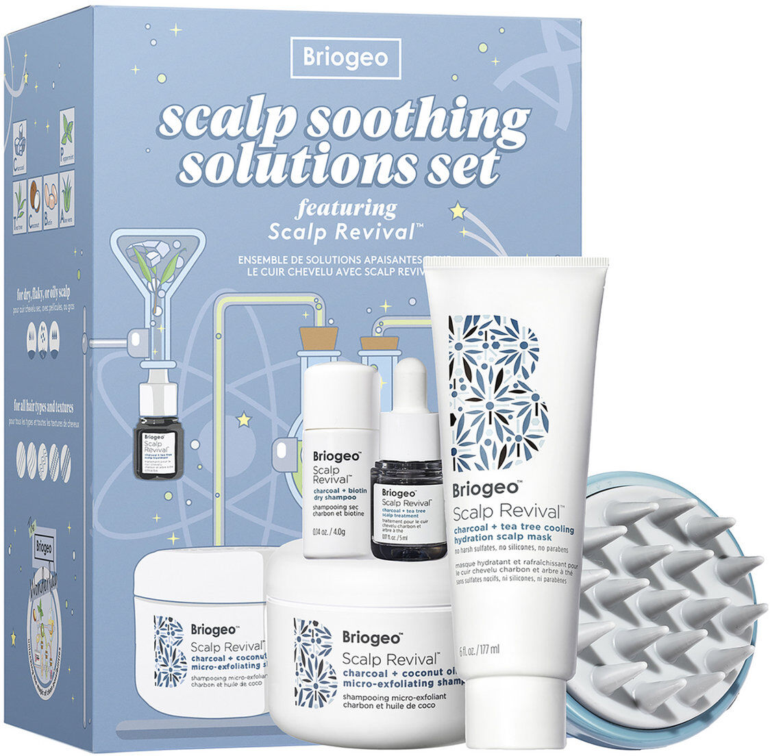 Briogeo Scalp Revival™ Scalp Soothing Solutions Set Hårsett Nude Briogeo