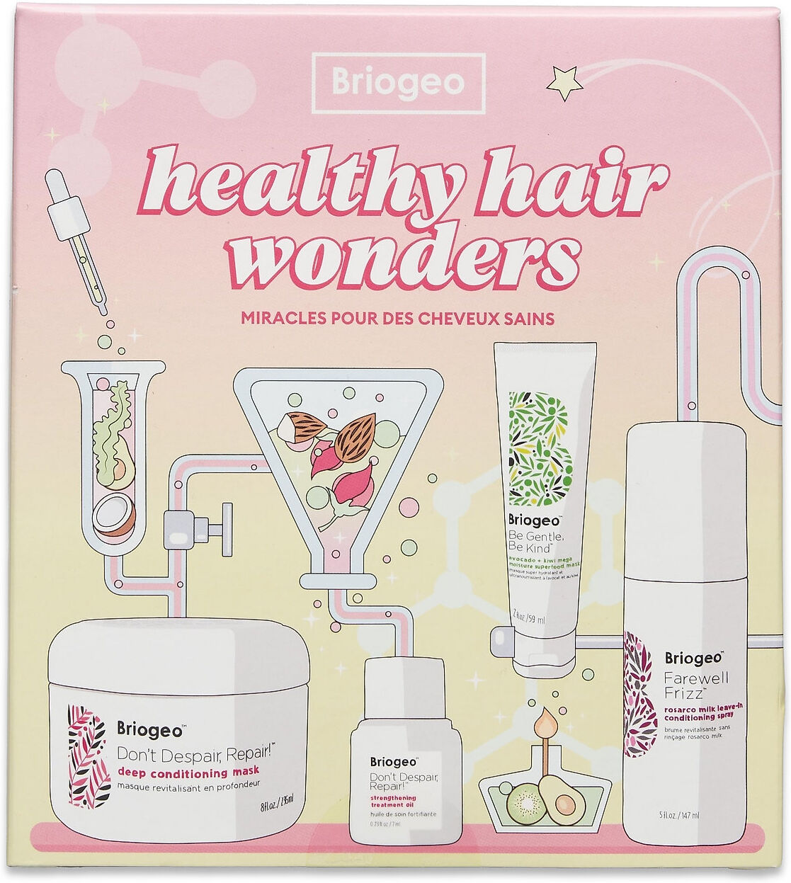 Briogeo Healthy Hair Wonders Kit Hårsett Nude Briogeo