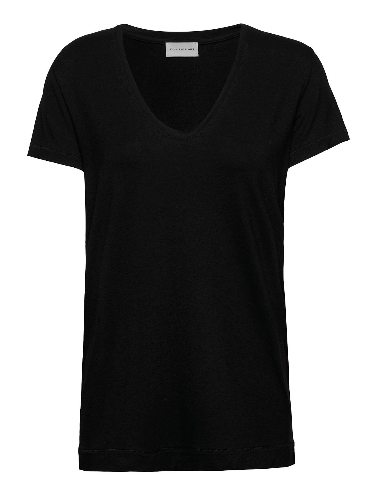 By Malene Birger Fevia T-shirts & Tops Short-sleeved Svart By Malene Birger