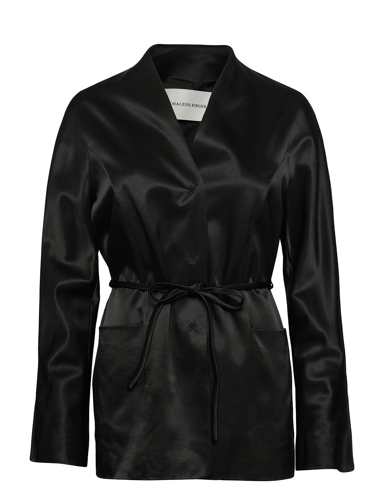 By Malene Birger Vinneys Bluse Langermet Svart By Malene Birger