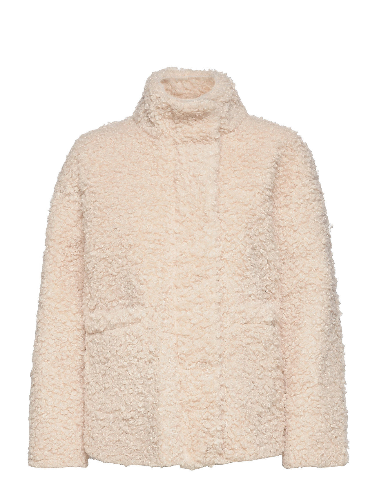 By Malina Iris Faux Fur Jacket Sweat-shirts & Hoodies Fleeces & Midlayers Beige By Malina