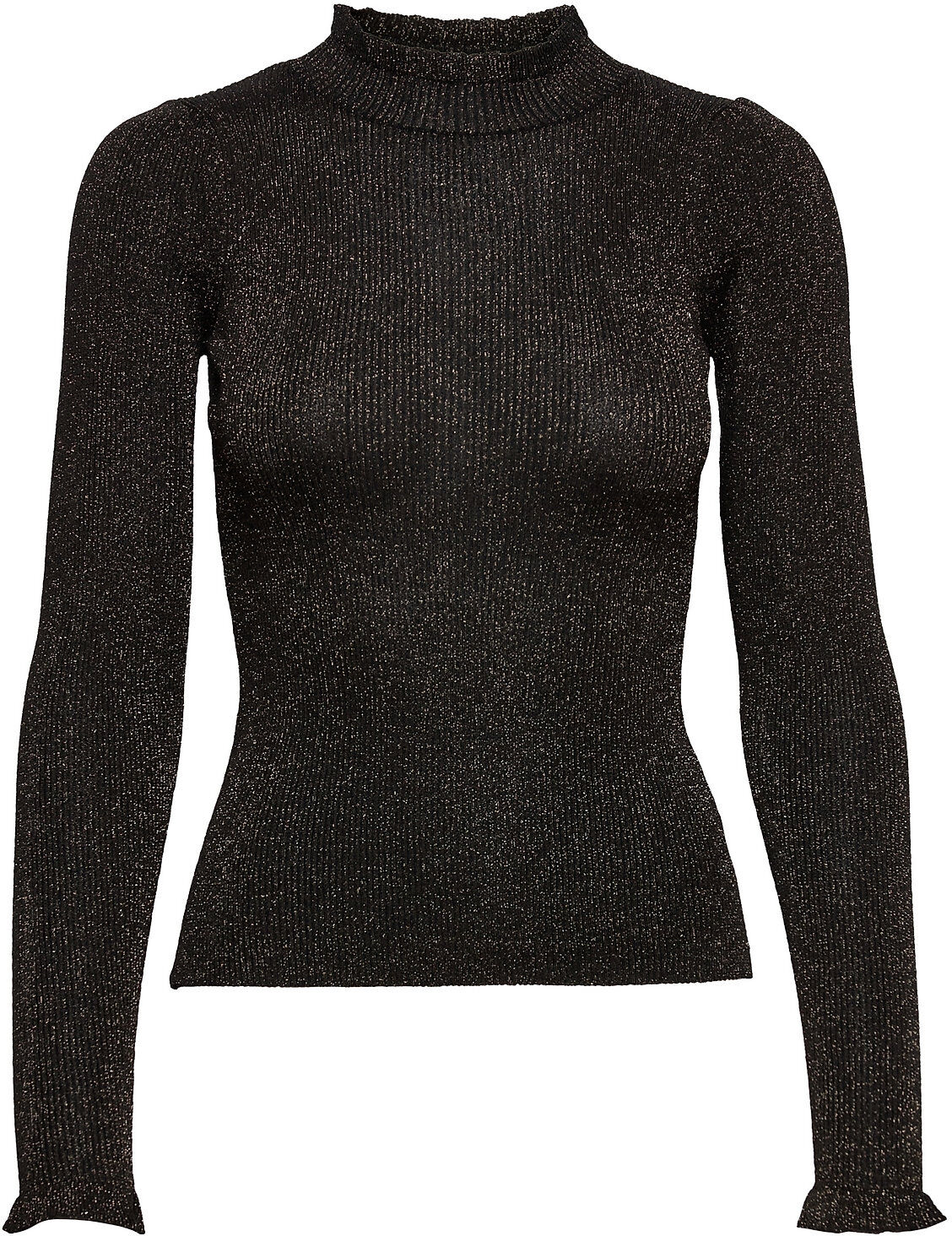 by Ti Mo Glitter Knit Turtleneck Høyhalset Pologenser Svart By Ti Mo