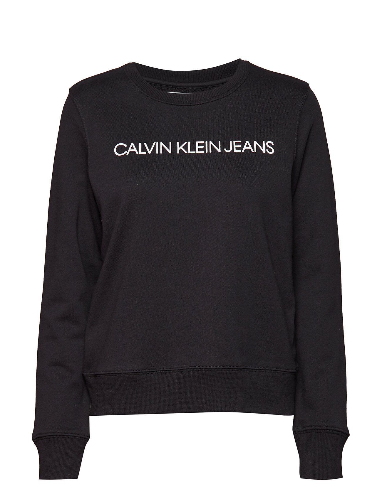 Calvin Institutional Core L Sweat-shirt Genser Svart Calvin Klein Jeans