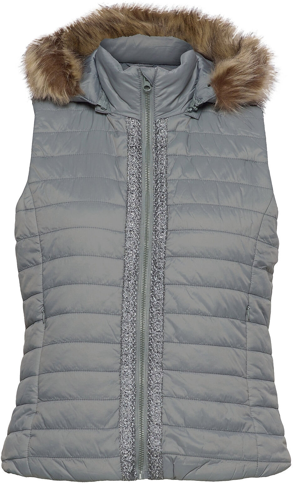 Cream Cromilla Waistcoat Vests Padded Vests Blå Cream