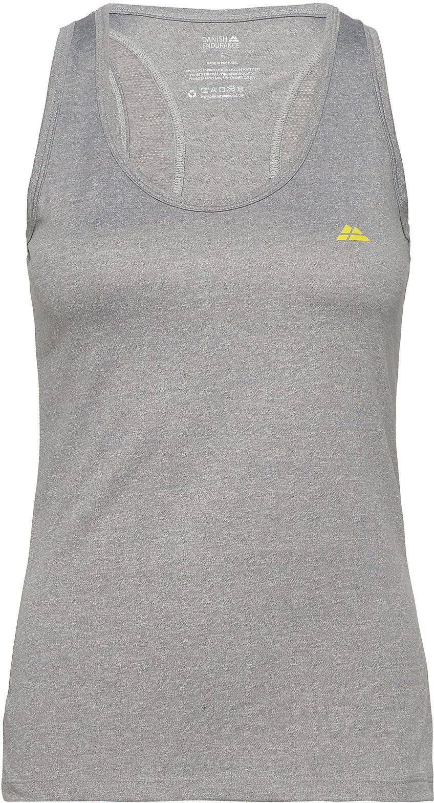 Danish Endurance Female Sport Tank Top 1 Pack T-shirts & Tops Sleeveless Grå Danish Endurance