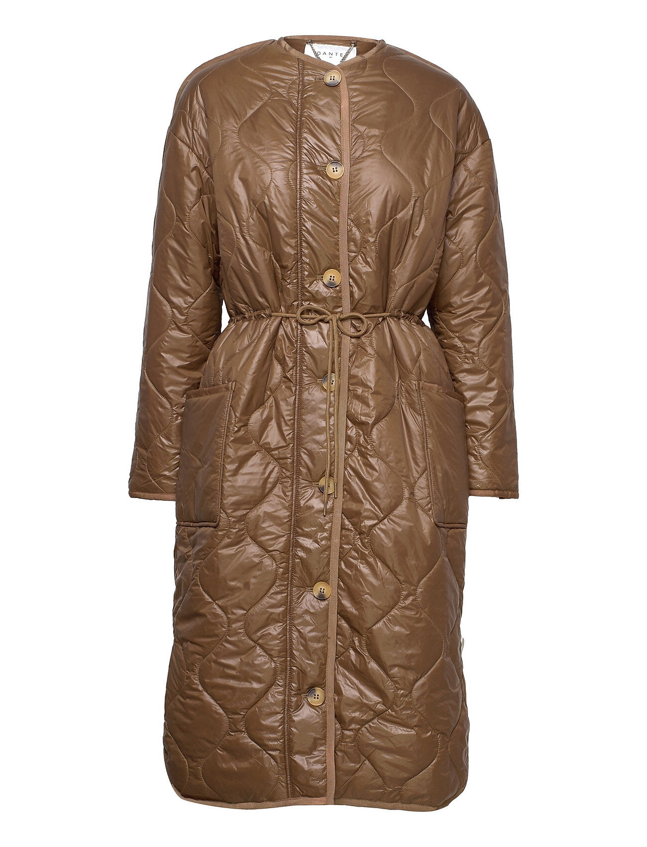 Dante6 Reece Quilted Coat Fôret Kåpe Brun Dante6