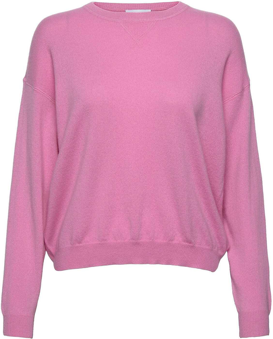 Davida Cashmere College Look Sweater Pullover Rosa Davida Cashmere