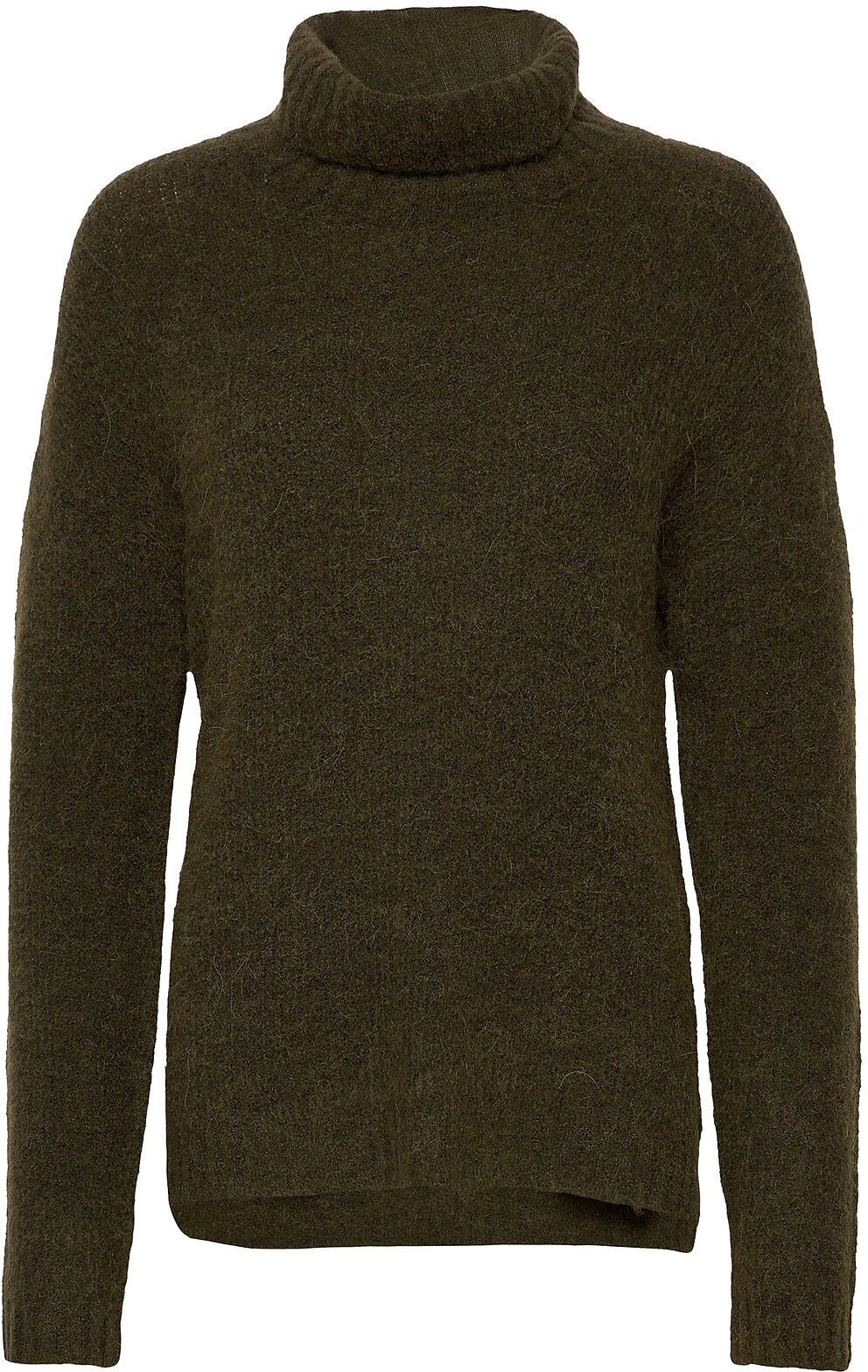 Hunter 11 The Knit Rollneck Høyhalset Pologenser Grønn Denim Hunter