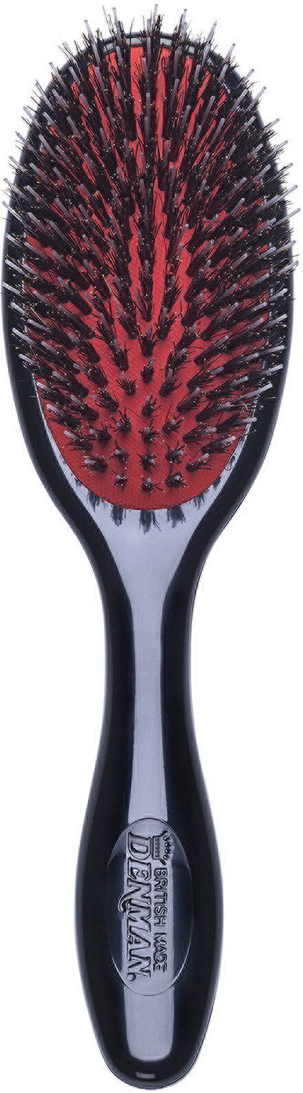 Denman D81S The Style & Shine Small Beauty WOMEN Hair Hair Brushes & Combs Detangling Brush Rød Denman