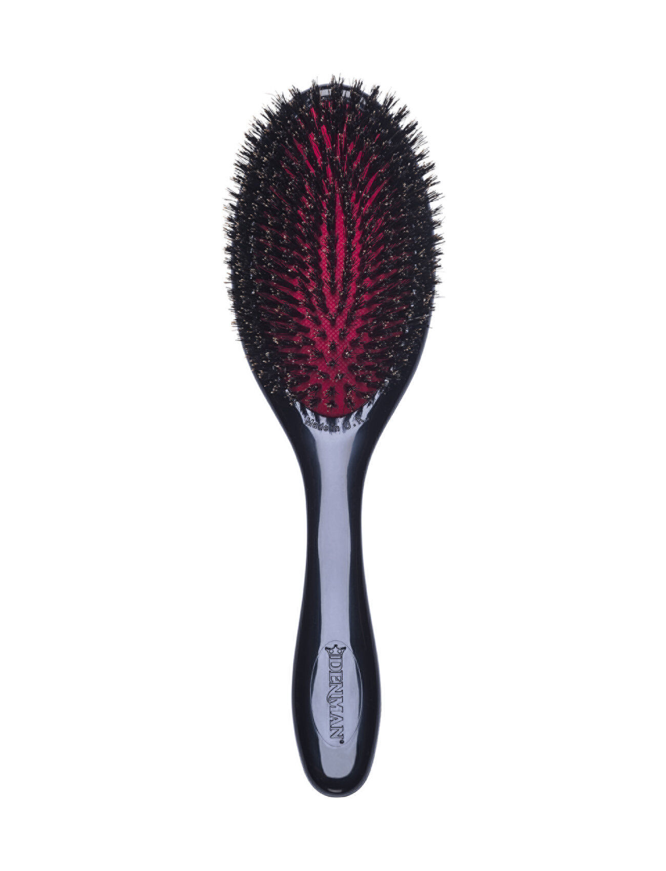 Denman D82M The Finisher Medium Beauty WOMEN Hair Hair Brushes & Combs Styling Brush Svart Denman