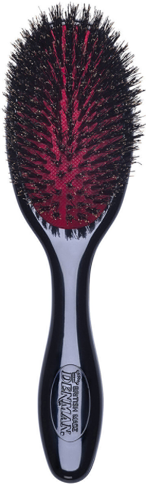 Denman D82S The Finisher Small Beauty WOMEN Hair Hair Brushes & Combs Paddle Brush Svart Denman