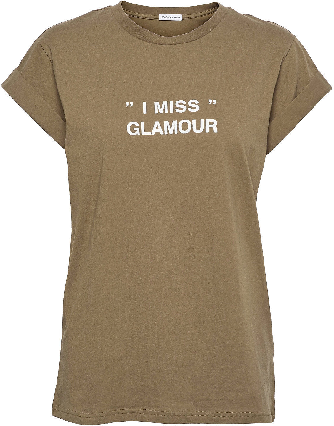 DESIGNERS, REMIX Stanley Glamour Tee T-shirts & Tops Short-sleeved Brun DESIGNERS, REMIX