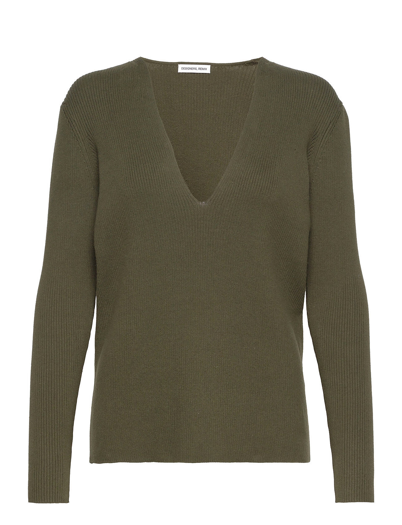 DESIGNERS, REMIX Robin V Sweater Pullover Grønn DESIGNERS, REMIX