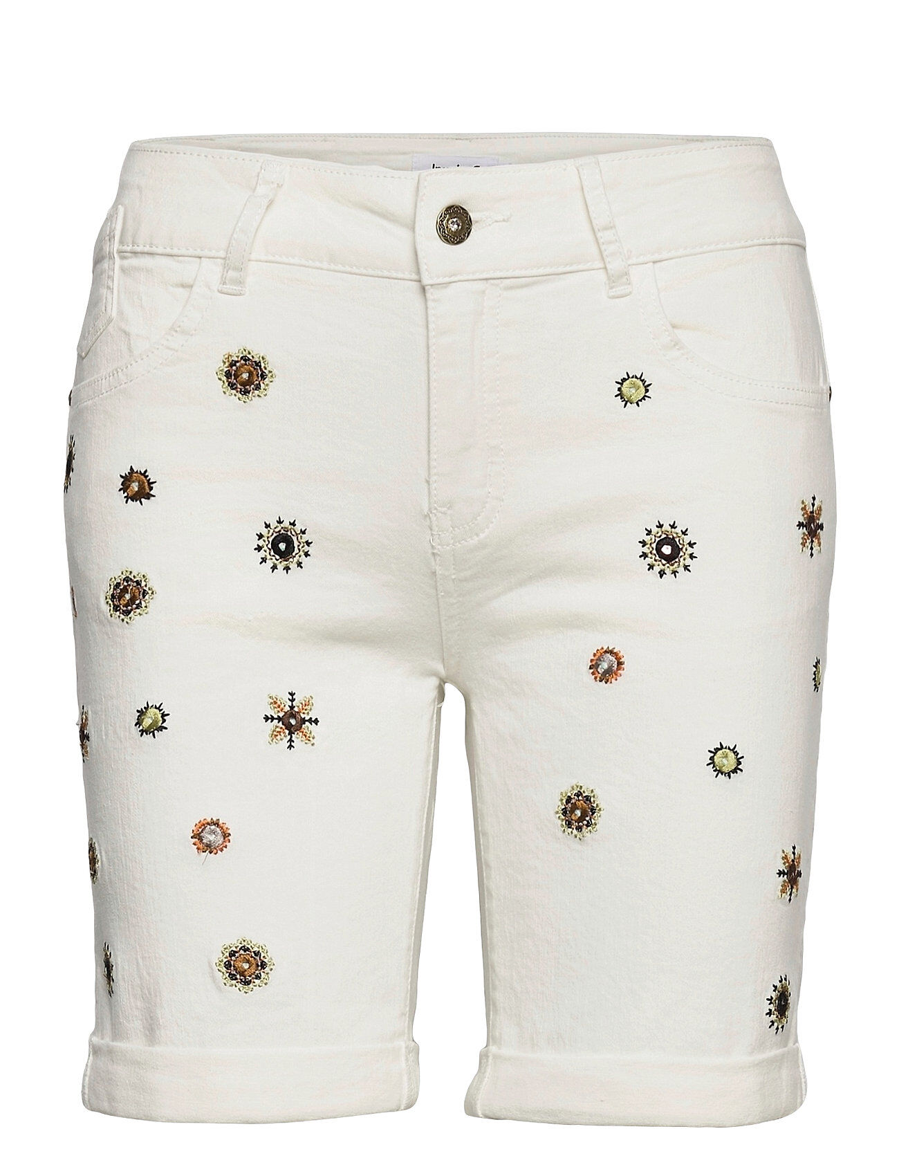 Desigual Denim Grecia Shorts Denim Shorts Hvit Desigual