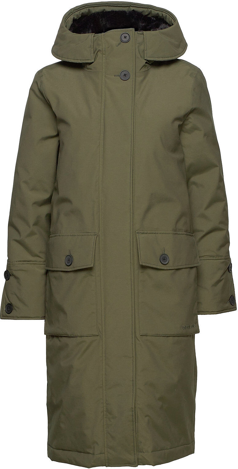 Didriksons Ragna Wns Parka L Outerwear Parka Coats Grønn Didriksons