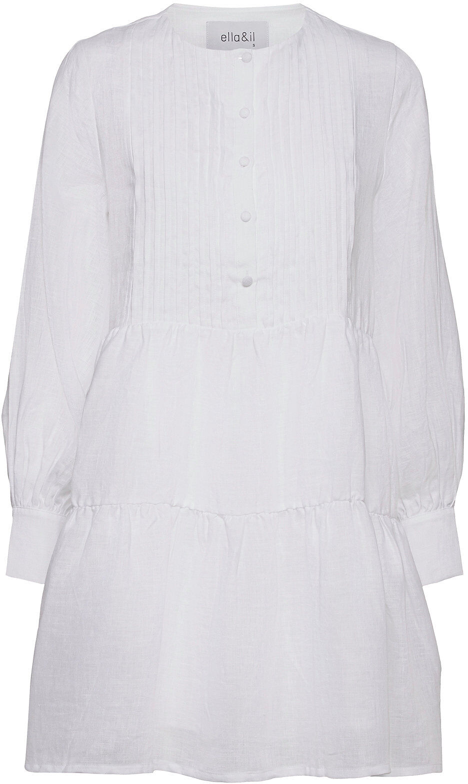 ella&il Aria Linen Dress Dresses Everyday Dresses Hvit Ella&il