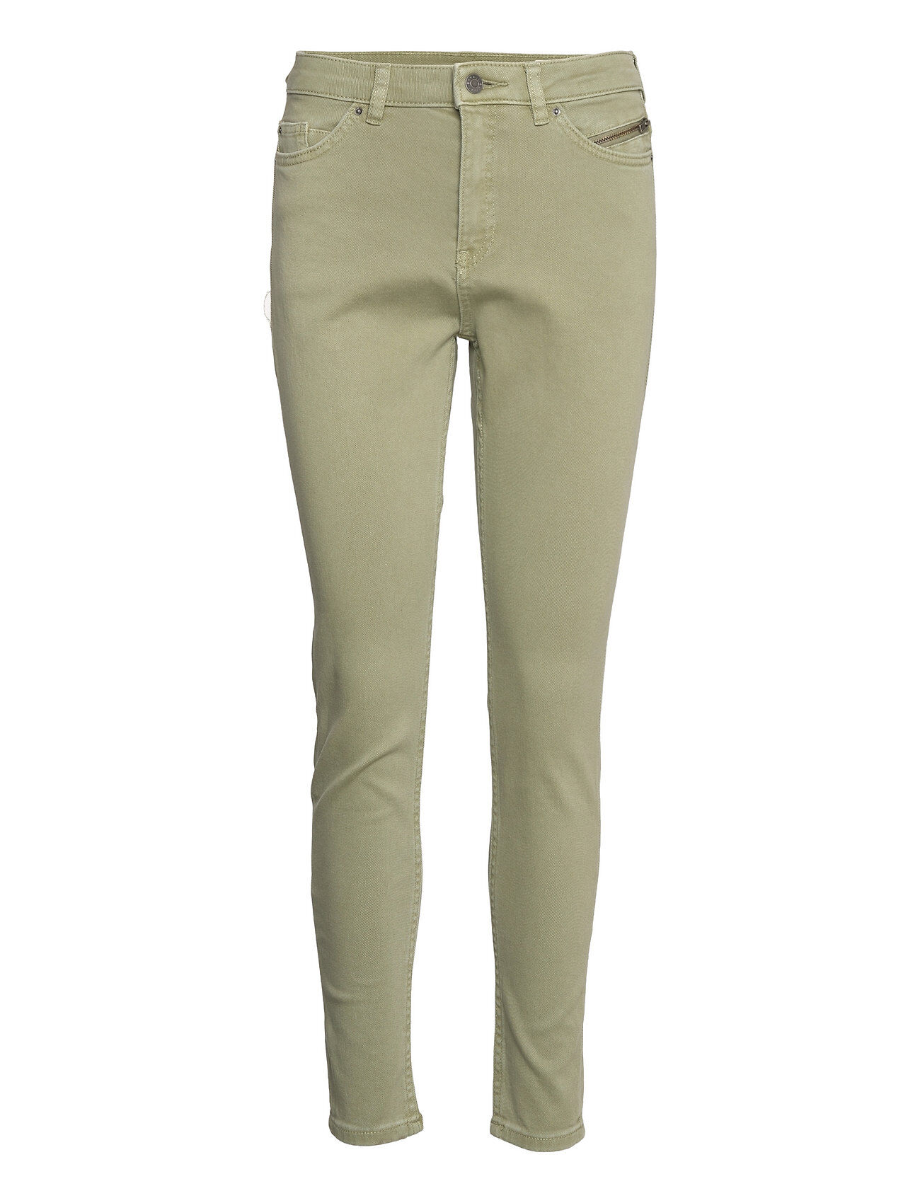 Esprit Casual Pants Woven Slim Jeans Grønn Esprit Casual