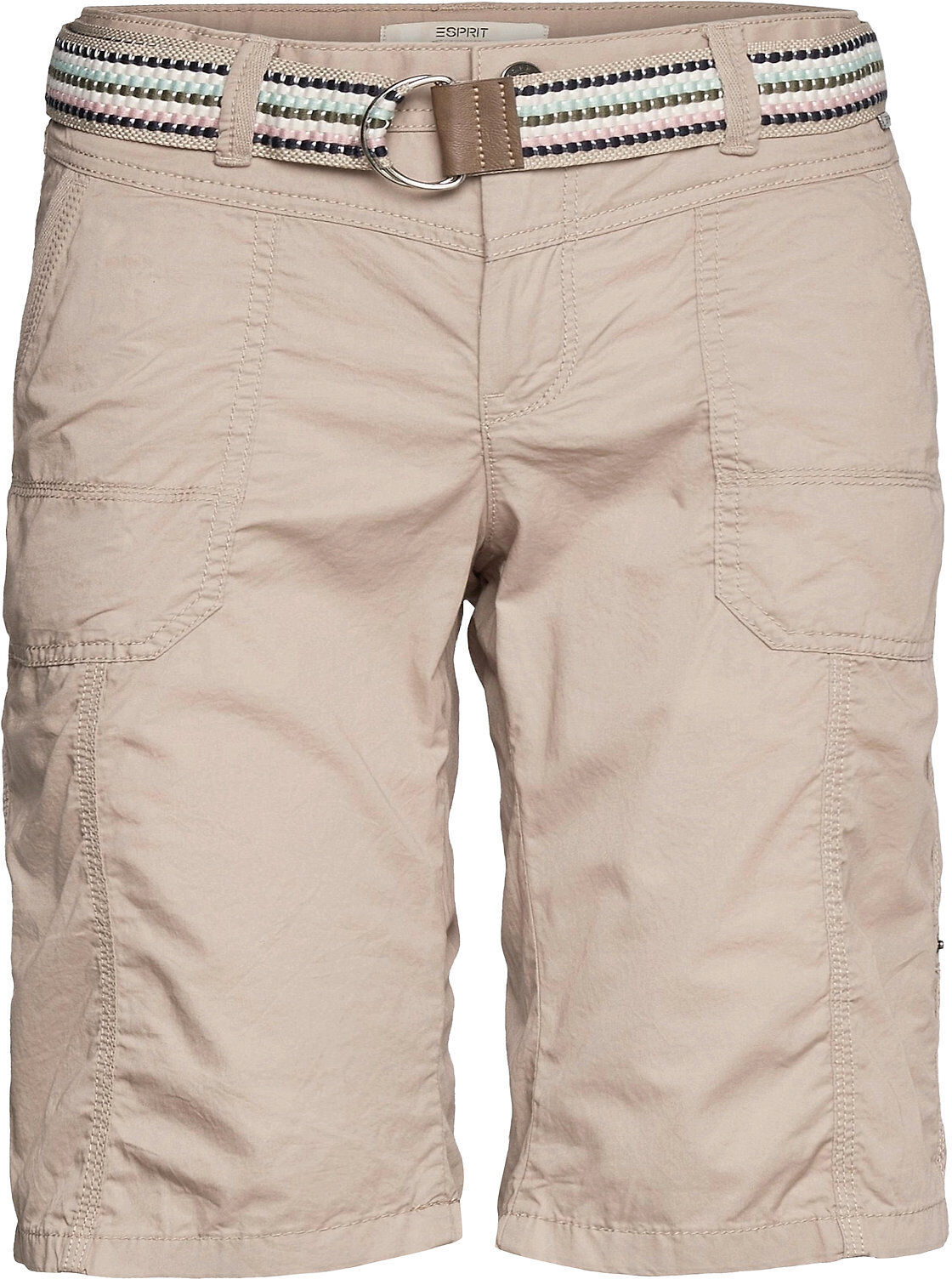 Esprit Casual Shorts Woven Bermudashorts Shorts Beige Esprit Casual