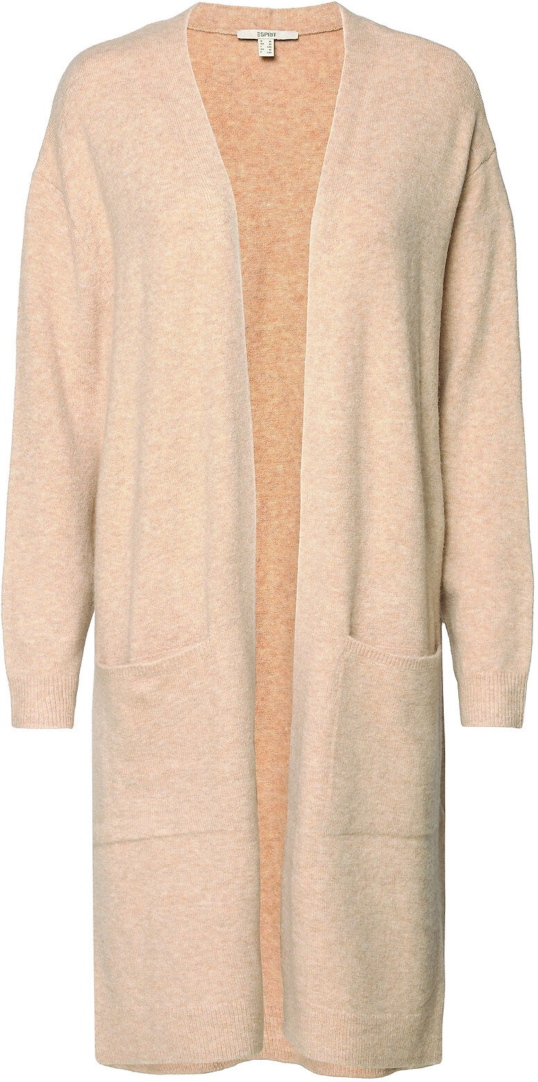 Esprit Casual Sweaters Cardigan Strikkegenser Cardigan Beige Esprit Casual